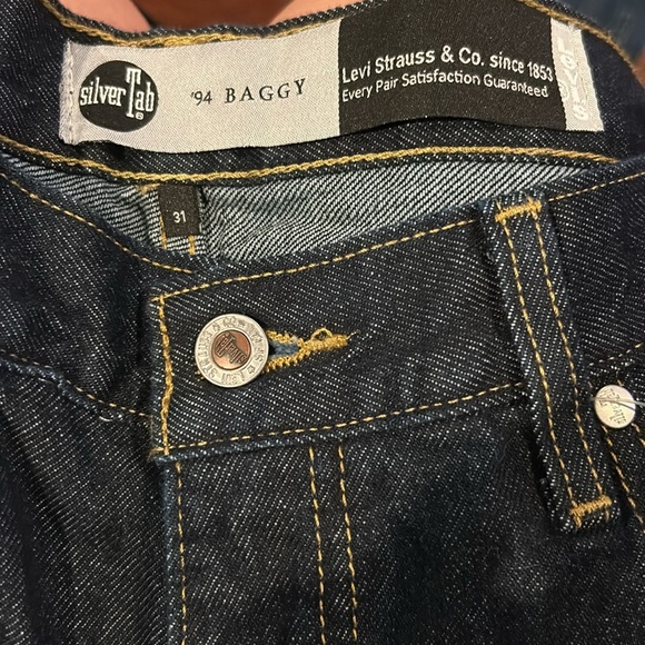 Levi Strauss & Co Women’s Size 31 Silver Tab 94 Baggy Jeans NWT - Picture 6 of 7